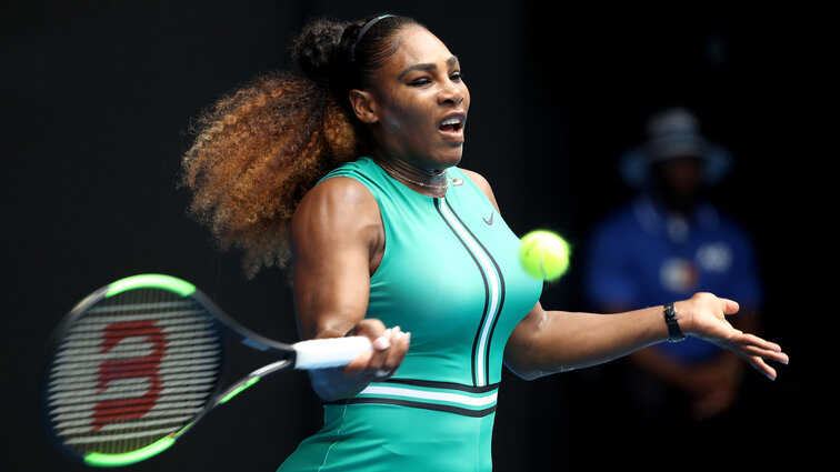 Serena Williams begann ihre Titeljagd erfolgreich Serena Williams begann ihre Titeljagd erfolgreich