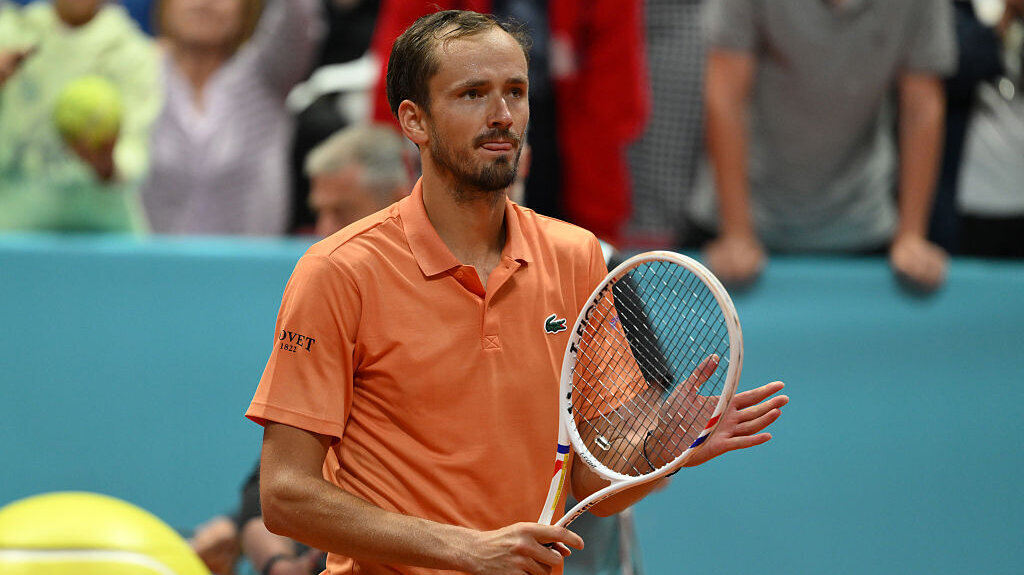 Medwedew im Turnierverlauf