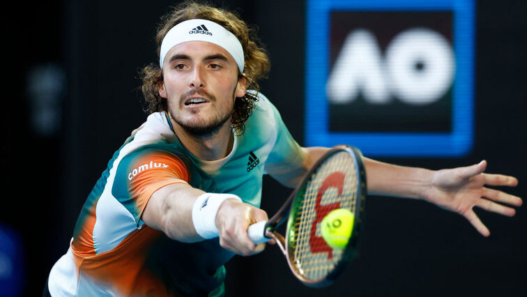 Stefanos Tsitsipas trifft am Montag auf Taylor Fritz