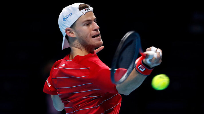 Der Punktschlag von Diego Schwartzman? Im Zweifel die Vorhand-Peitsche ... 