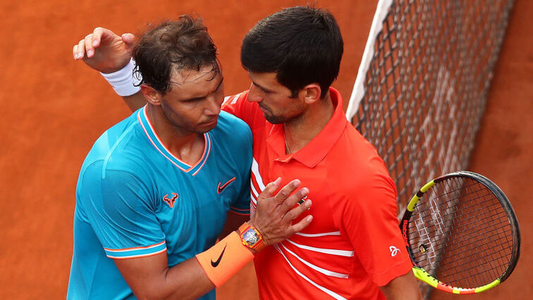 When in Rome ... Rafael Nadal und Novak Djokovic im Frühjahr 2019