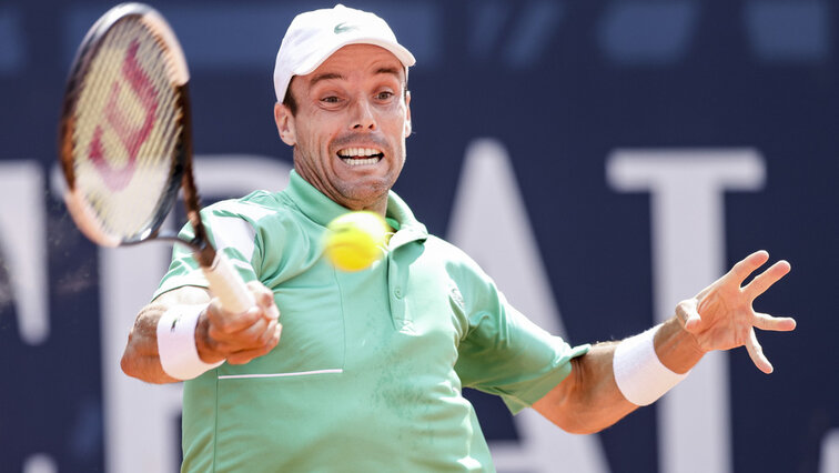 Roberto Bautista Agut on Saturday in Kitzbuehel