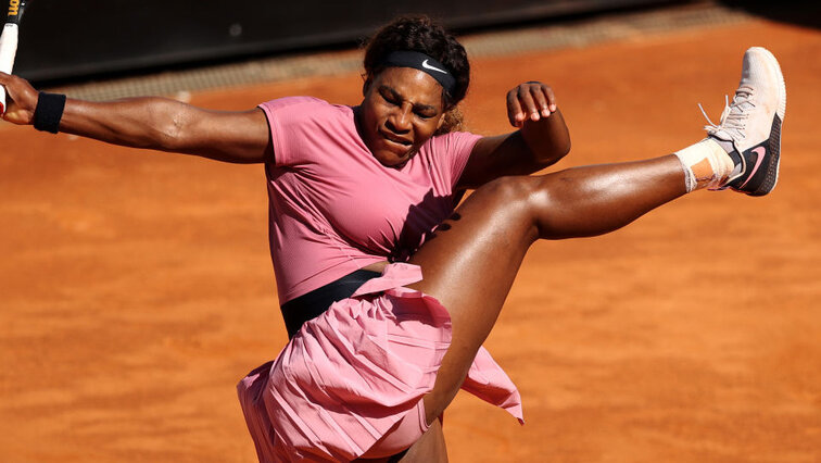 Serena Williams hat am Mittwoch wenig Spaß gehabt