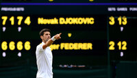 Novak Djokovic nach dem Wimbledon-Finale 2019