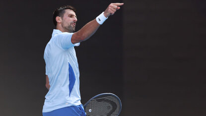 Novak Djokovic versteht sich bestens mit der nachkommenden Spielergeneration. Novak Djokovic versteht sich bestens mit der nachkommenden Spielergeneration.