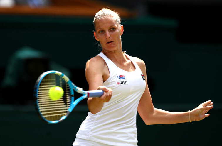 Karolina Pliskova at Wimbledon