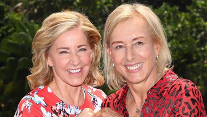 Zwei der Allergrößten: Chris Evert und Martina Navratilova Zwei der Allergrößten: Chris Evert und Martina Navratilova