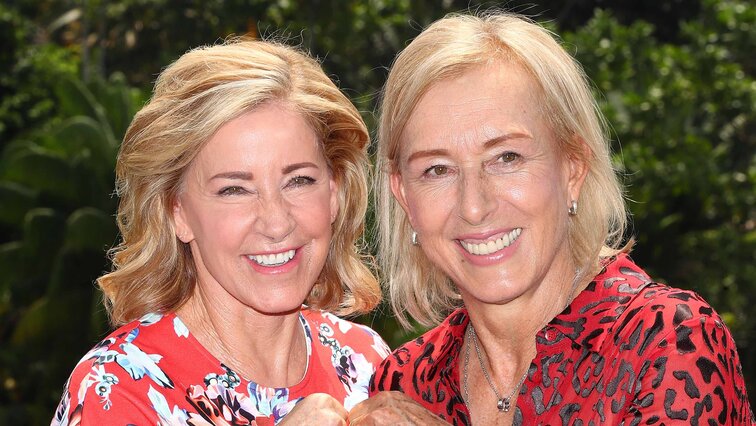 Zwei der Allergrößten: Chris Evert und Martina Navratilova Zwei der Allergrößten: Chris Evert und Martina Navratilova