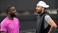 Frances Tiafoe und Nick Kyrgios werden in Washington gemeinsam im Doppel antreten Frances Tiafoe und Nick Kyrgios werden in Washington gemeinsam im Doppel antreten