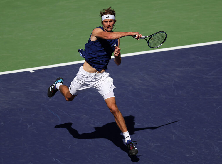 Alexander Zverev is in the round of 16 in Indian Wells