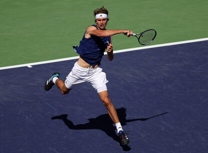 Alexander Zverev steht in Indian Wells im Achtelfinale Alexander Zverev steht in Indian Wells im Achtelfinale