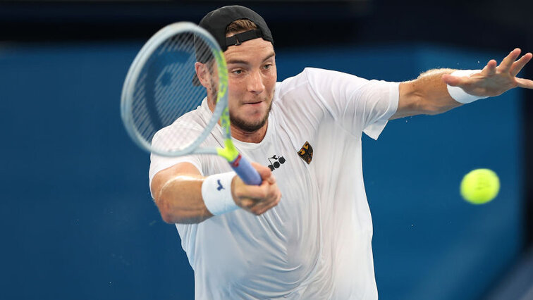 Jan-Lennard Struff had to admit defeat to the world number one