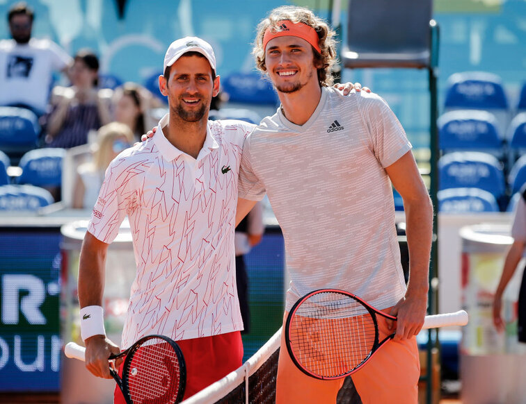 Novak Djokovic and Alexander Zverev will both play on the first day of the tournament