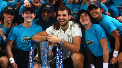 Der größte, aber auch letzte Titel: Grigor Dimitrov in London 2017 Der größte, aber auch letzte Titel: Grigor Dimitrov in London 2017