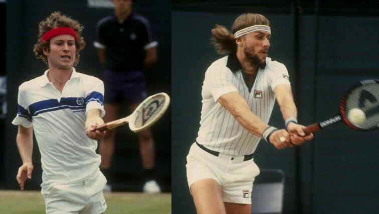 Icons of tennis: John McEnroe and Björn Borg