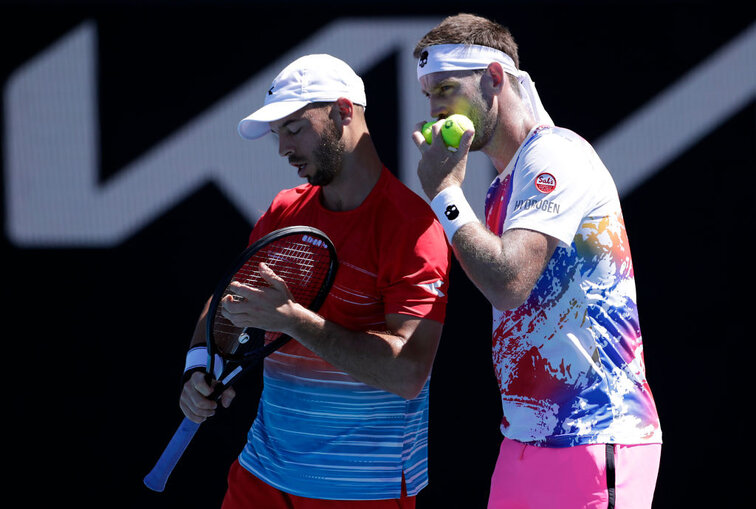 Tim Pütz und Michael Venus mussten sich knapp geschlagen geben Tim Pütz und Michael Venus mussten sich knapp geschlagen geben