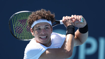Ben Shelton hat in Houston den zweiten Titel auf der ATP Tour gewinnen können. Ben Shelton hat in Houston den zweiten Titel auf der ATP Tour gewinnen können.