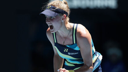 Als erste Qualifikantin seit 1978 schaffte Dayana Yastremska den Einzug ins Halbfinale der Australian Open 2024. Als erste Qualifikantin seit 1978 schaffte Dayana Yastremska den Einzug ins Halbfinale der Australian Open 2024.