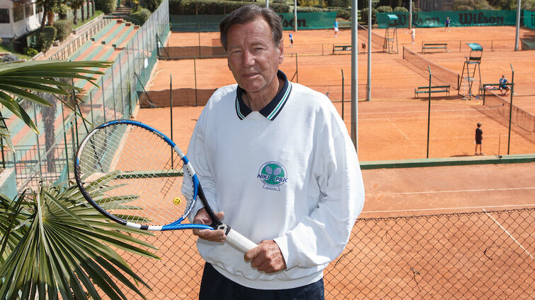 Niki Pilic at his academy in Opatija, Croatia, in 2015