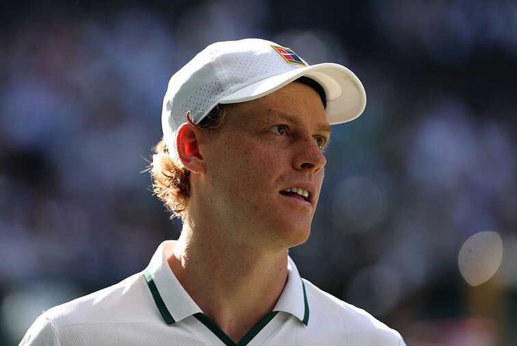 Jannik Sinner spielte zuletzt in Wimbledon