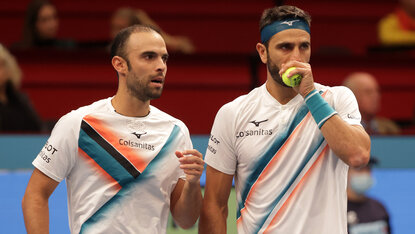 Juan Sebastian Cabal und Robert Farah haben in Wien zugeschlagen Juan Sebastian Cabal und Robert Farah haben in Wien zugeschlagen