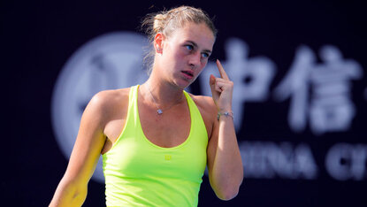 "Ich hab ja keinen Vogel", scheint sich Marta Kostyuk öfters zu denken "Ich hab ja keinen Vogel", scheint sich Marta Kostyuk öfters zu denken