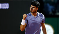 Mit einer starken Leistung im Endspiel gegen Jannik Sinner schnappte sich Carlos Alcaraz beim Masters-Turnier in Rom seinen ersten Titel in der italienischen Hauptstadt. Getty Images