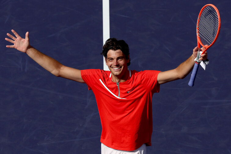 The Indian Wells winner is Taylor Fritz