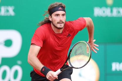 Stefanos Tsitsipas beim ATP-Masters-1000-Turnier in Monte Carlo