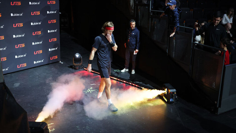 Andrey Rublev schlüpft beim UTS-Event in Hong Kong als Nr. 15 der Welt in die Rolle als Aushängeschild. Getty Images