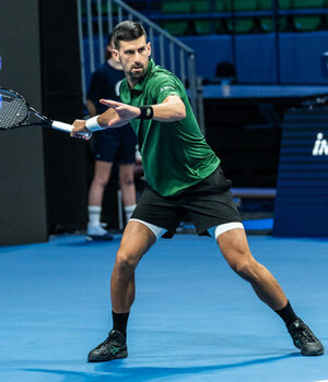 Novak Djokovic hat die Premiere des 250ers in Athen genossen