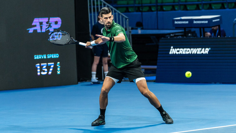 Novak Djokovic hat die Premiere des 250ers in Athen genossen Novak Djokovic hat die Premiere des 250ers in Athen genossen