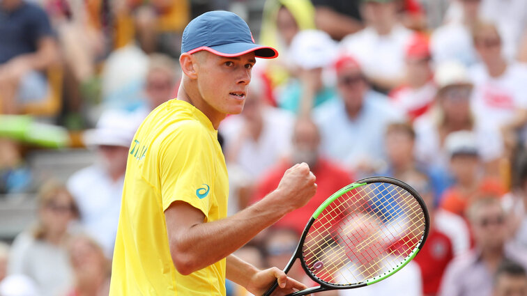 Alex de Minaur Alex de Minaur hat Australien mit 2:0 in Führung gebracht