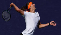Alexander Zverev konnte sich auf seinen Aufschlag verlassen Alexander Zverev konnte sich auf seinen Aufschlag verlassen