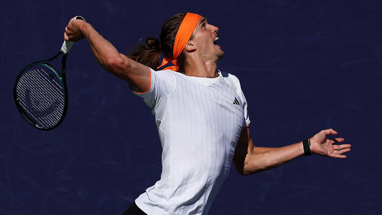 Alexander Zverev konnte sich auf seinen Aufschlag verlassen