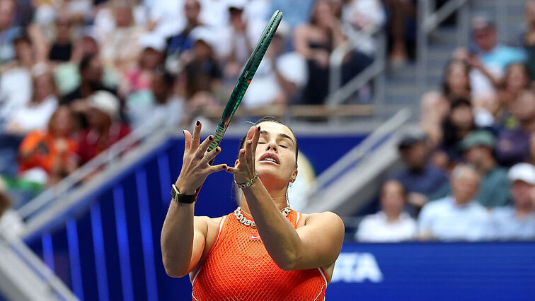 Aryna Sabalenka zeigte sich im US Open-Finale frustriert