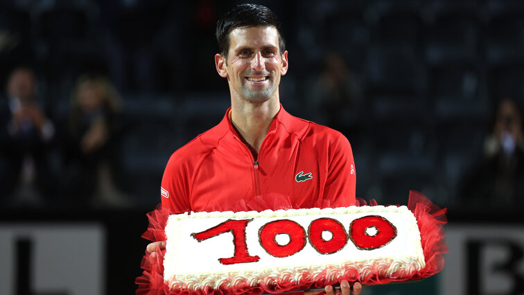 Novak Djokovic wird heute ohne (öffentliche) Torte auskommen müssen Novak Djokovic will have to do without a (public) cake today
