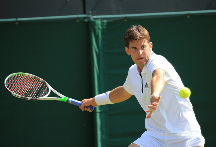 Dominic Thiem in front of Wimbledon "Field slides closer together