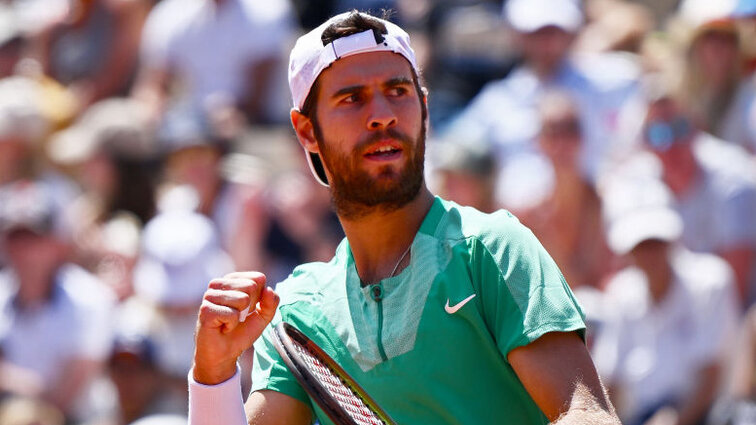Karen Khachanov hat seinen fünften Turniersieg gefeiert Karen Khachanov hat seinen fünften Turniersieg gefeiert
