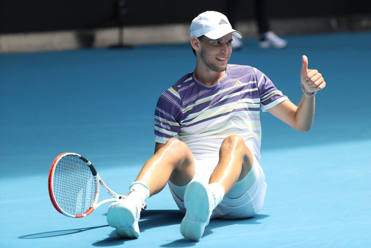 Dominic Thiem has healed the blister on his foot