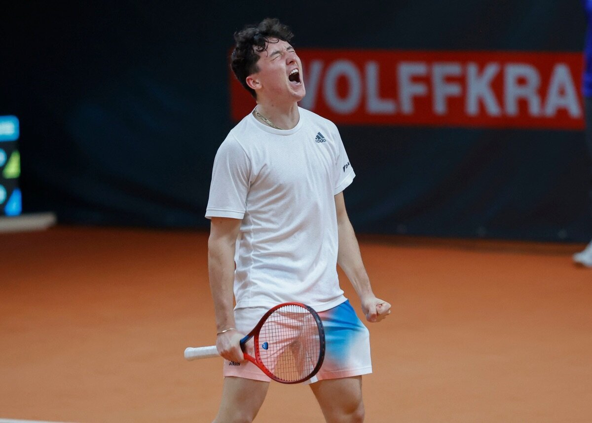 ATPChallenger Ismaning Lokalmatador Max Rehberg für