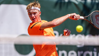 Lukas Neumayer darf mit seiner Turnierwoche in Salzburg sehr zufrieden sein Lukas Neumayer darf mit seiner Turnierwoche in Salzburg sehr zufrieden sein