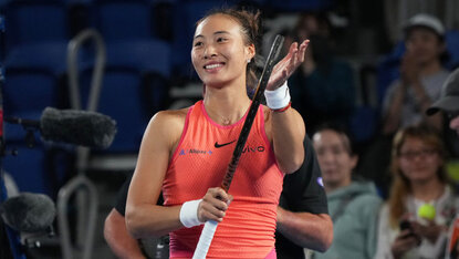 Qinwen Zheng steht in Tokio im Endspiel Qinwen Zheng steht in Tokio im Endspiel