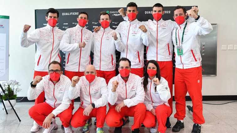 Das österreichische Davis-Cup-Team steht für Qualifikations-Begegnung gegen Südkorea in Seoul bereit