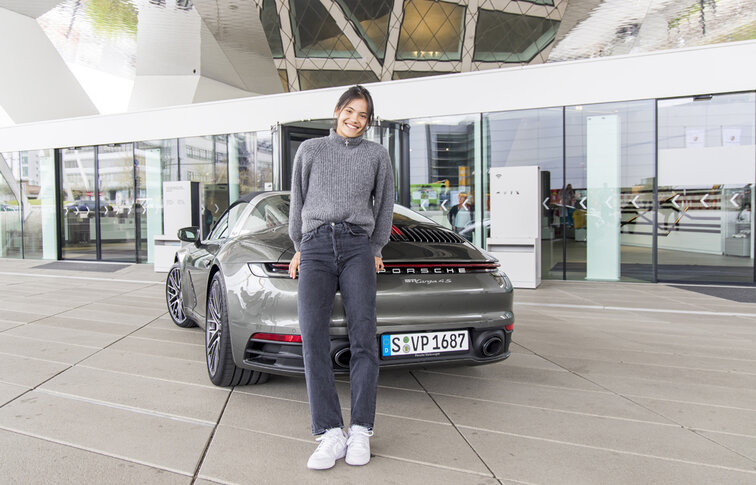 Emma Raducanu hat ihre Zeit beim Porsche Tennis Grand Prix genossen