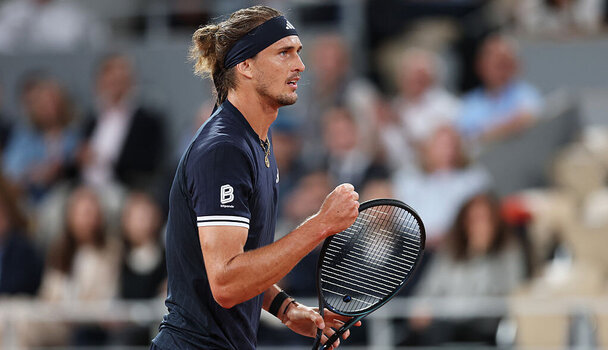 Alexander Zverev zeigte eine starke Leistung