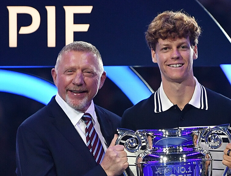 Boris Becker, Jannik Sinner Boris Becker, Jannik Sinner