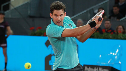 Dominic Thiem ist heute gegen Fabio Fognini gefordert Dominic Thiem ist heute gegen Fabio Fognini gefordert