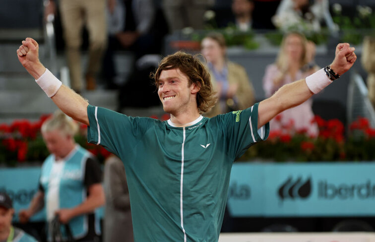 Andrey Rublev siegte in Rom Andrey Rublev siegte in Rom