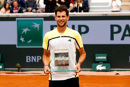 Dominic Thiem verabschiedete sich aus Roland Garros